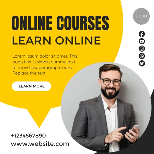 Promotion poster template 4